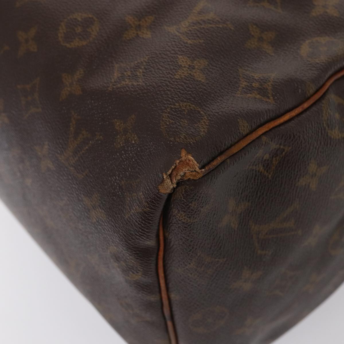 LOUIS VUITTON Monogram Speedy 35 Hand Bag M41524 LV Auth 84960