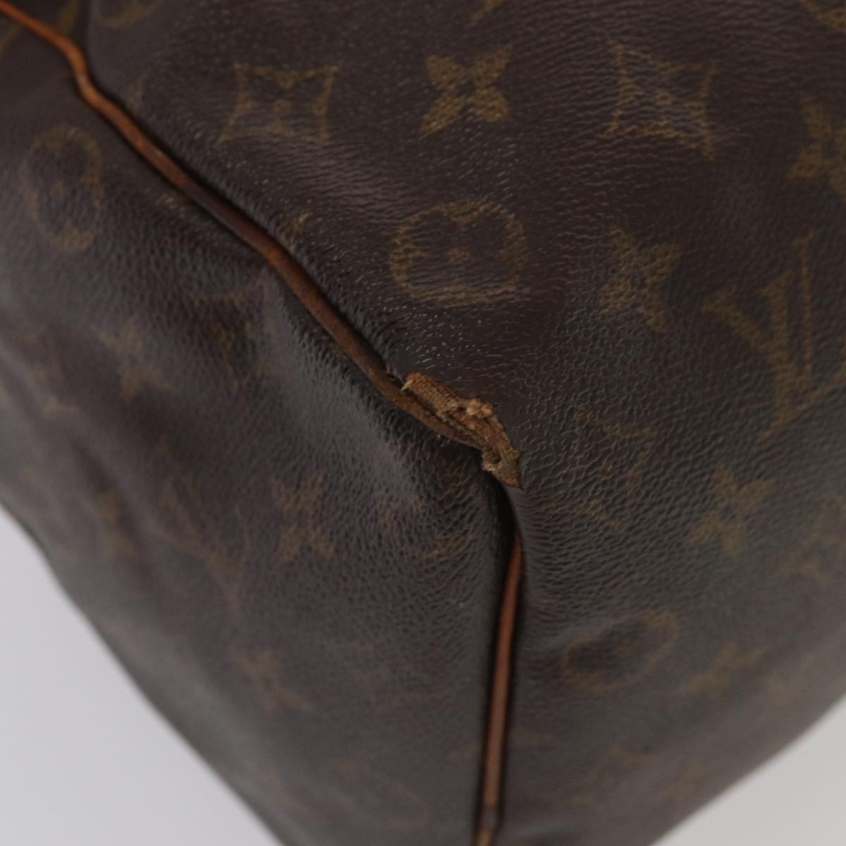 LOUIS VUITTON Monogram Speedy 35 Hand Bag M41524 LV Auth 84960