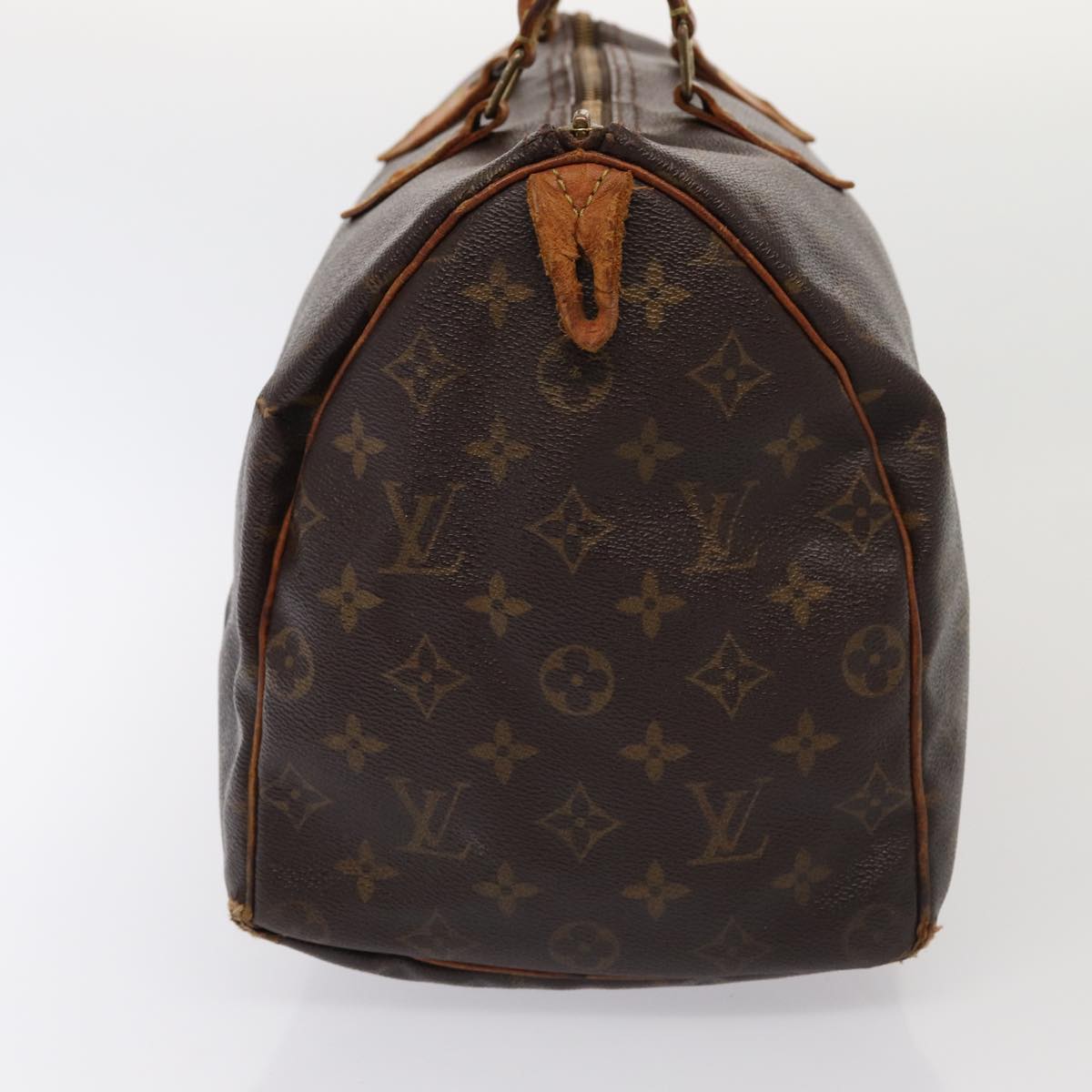 LOUIS VUITTON Monogram Speedy 35 Hand Bag M41524 LV Auth 84960