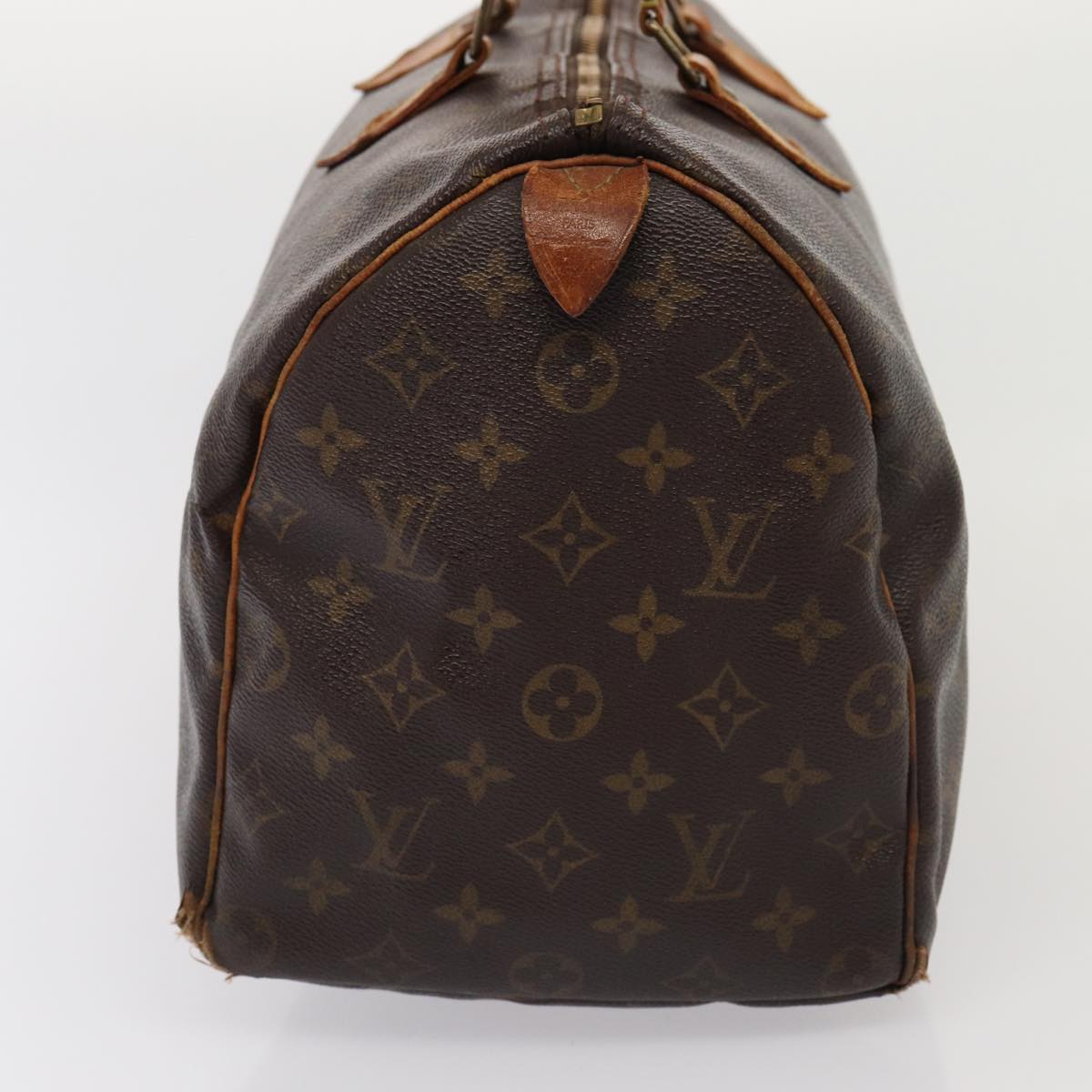 LOUIS VUITTON Monogram Speedy 35 Hand Bag M41524 LV Auth 84960