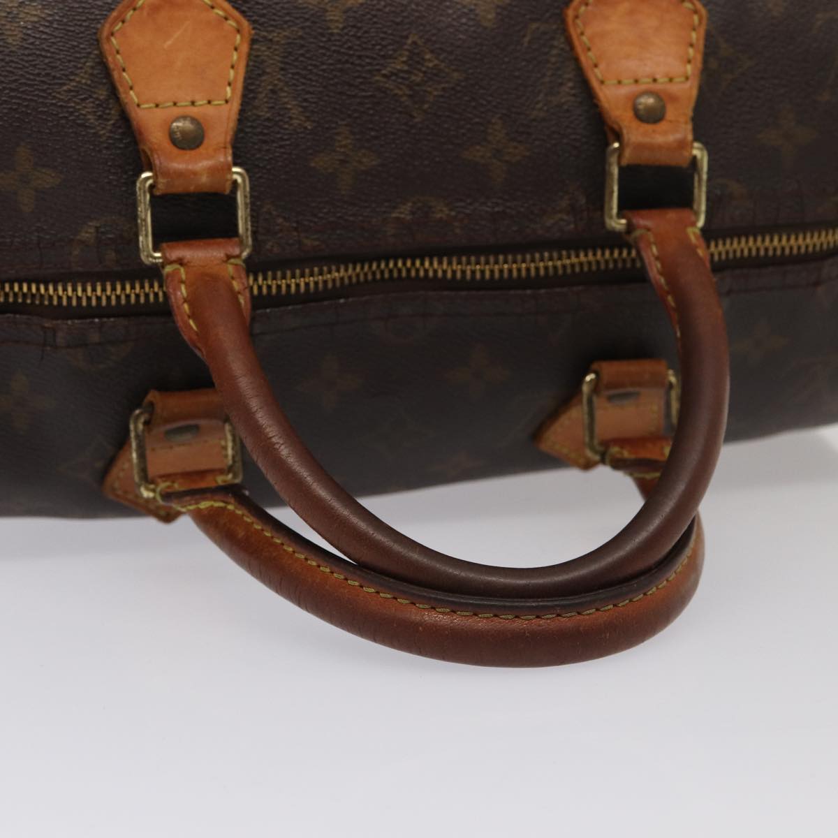 LOUIS VUITTON Monogram Speedy 35 Hand Bag M41524 LV Auth 84960