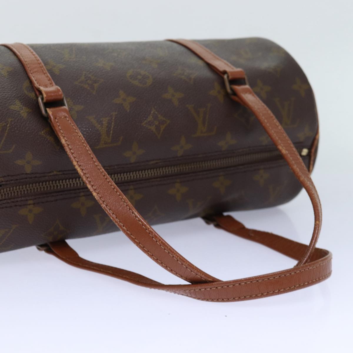 LOUIS VUITTON Monogram Papillon 30 Hand Bag M51385 LV Auth 84961