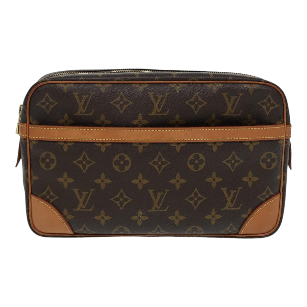 LOUIS VUITTON Monogram Compiegne 28 Clutch Bag M51845 LV Auth 84975 - 0