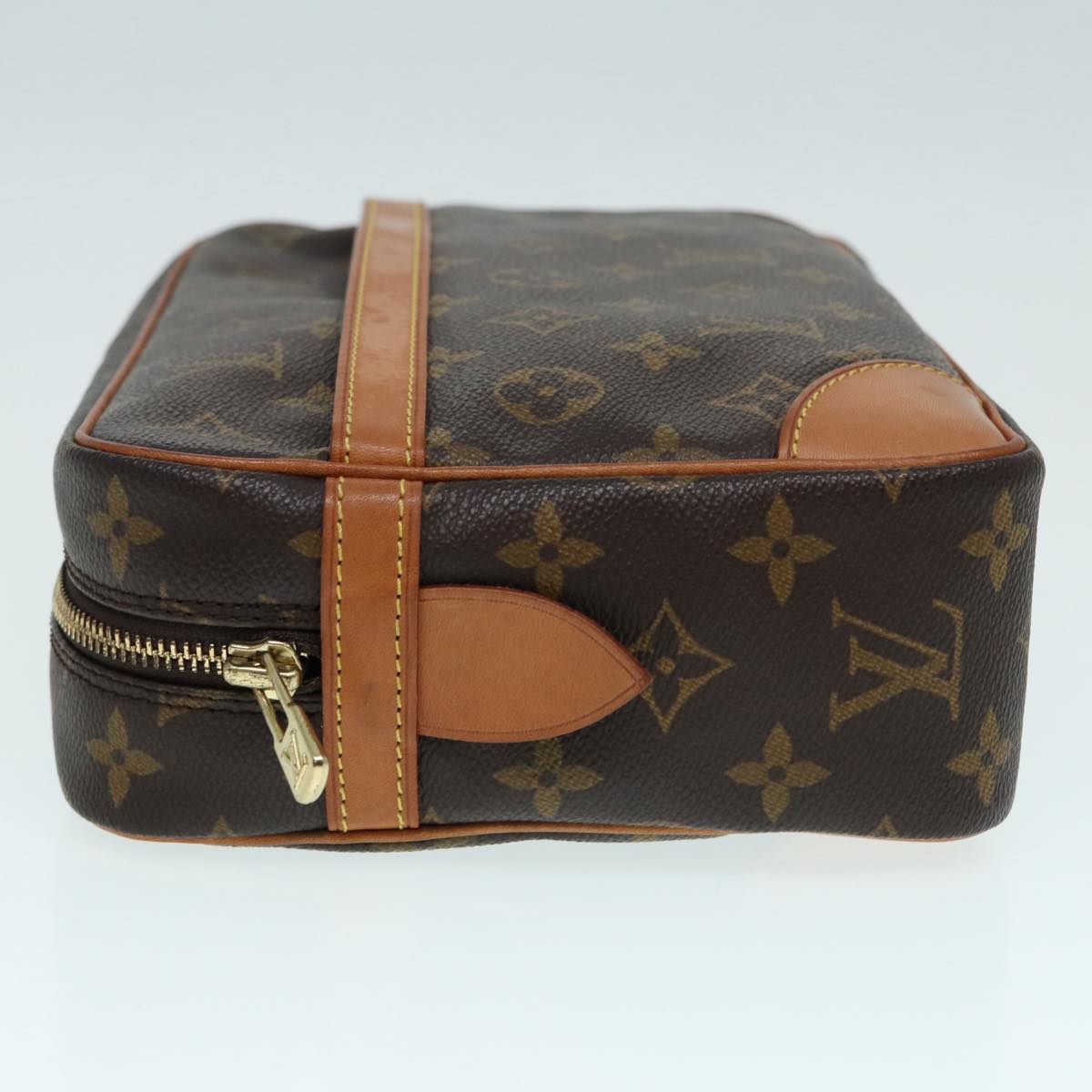 LOUIS VUITTON Monogram Compiegne 28 Clutch Bag M51845 LV Auth 84975