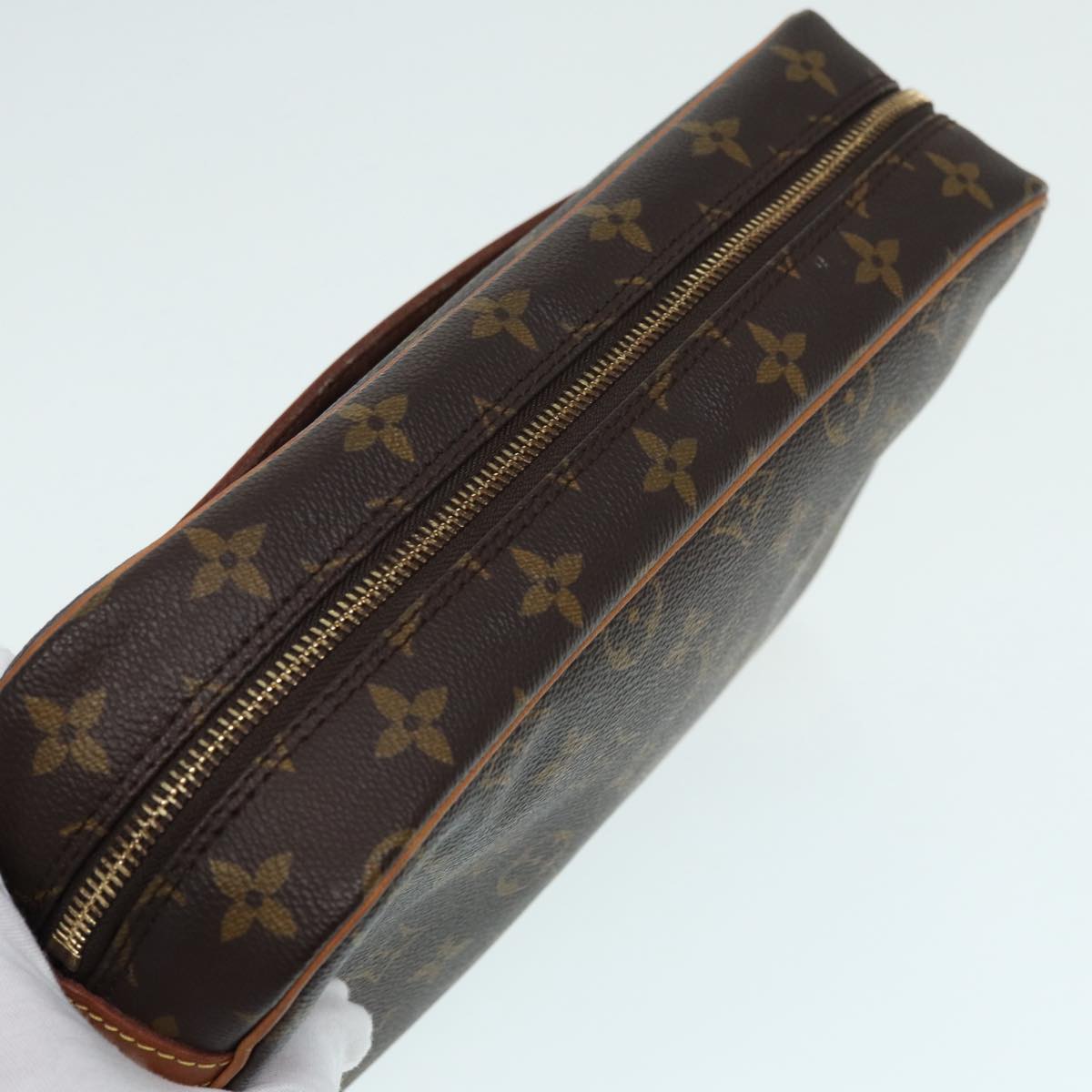 LOUIS VUITTON Monogram Compiegne 28 Clutch Bag M51845 LV Auth 84975