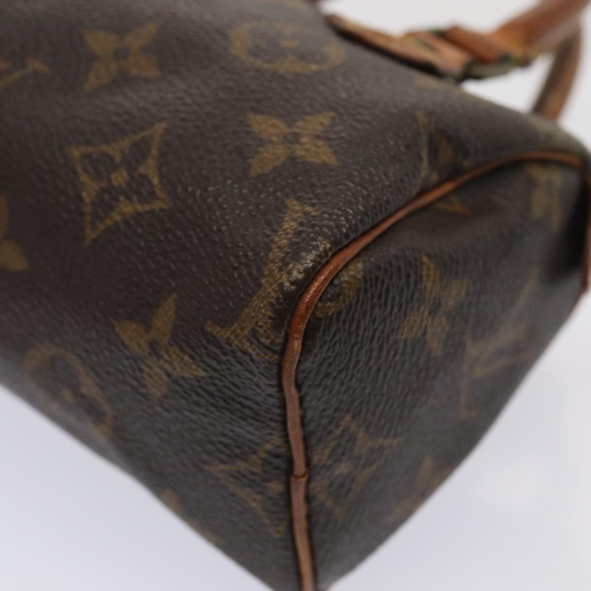 LOUIS VUITTON Monogram Mini Speedy Hand Bag M41534 LV Auth 84985