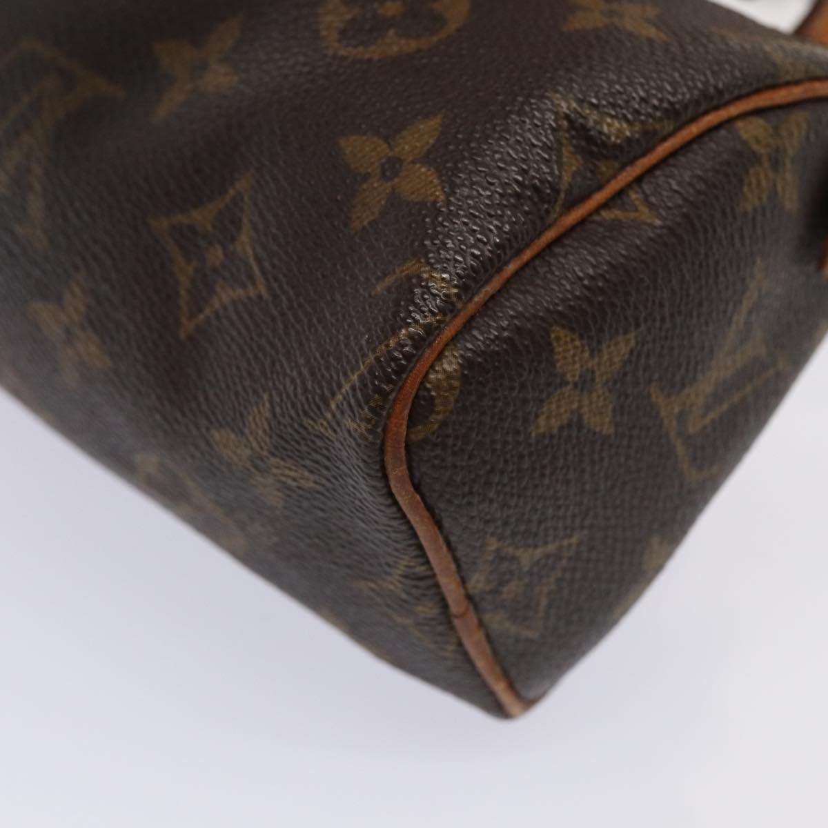 LOUIS VUITTON Monogram Mini Speedy Hand Bag M41534 LV Auth 84985