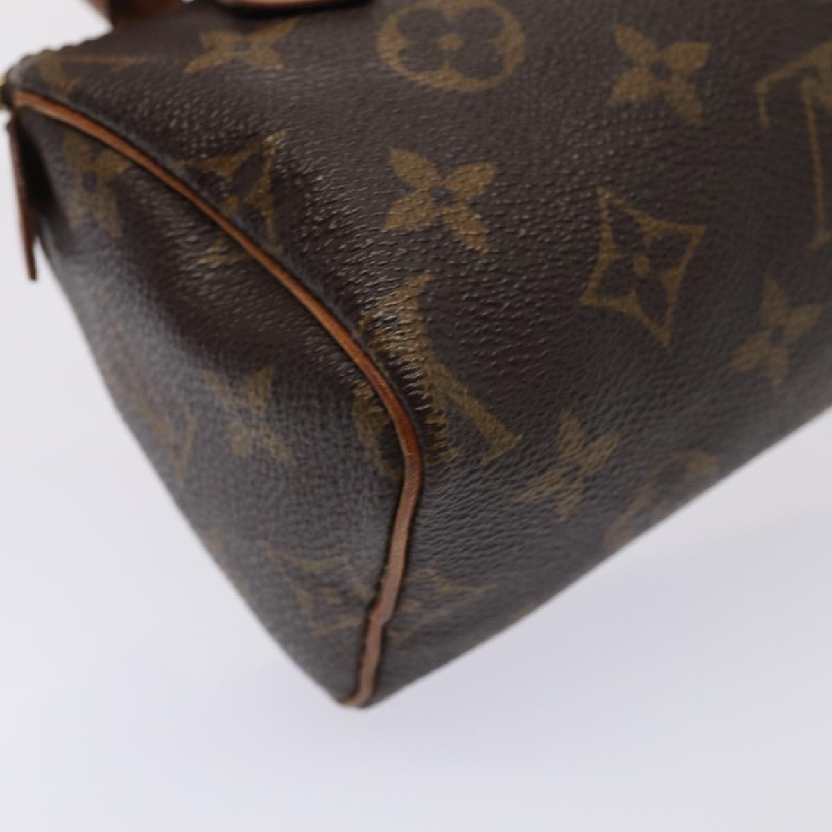 LOUIS VUITTON Monogram Mini Speedy Hand Bag M41534 LV Auth 84985