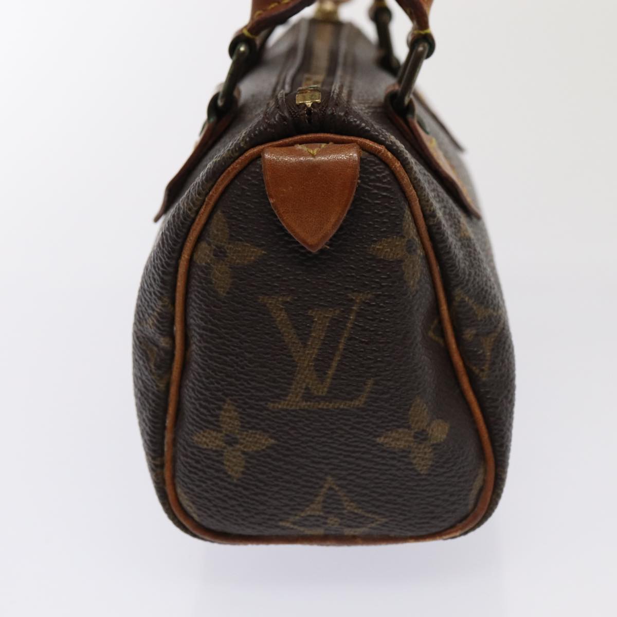 LOUIS VUITTON Monogram Mini Speedy Hand Bag M41534 LV Auth 84985