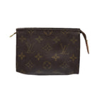 LOUIS VUITTON Monogram Poche Toilette 15 Pouch M47546 LV Auth 84988-13