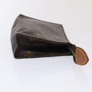 LOUIS VUITTON Monogram Poche Toilette 15 Pouch M47546 LV Auth 84988-3