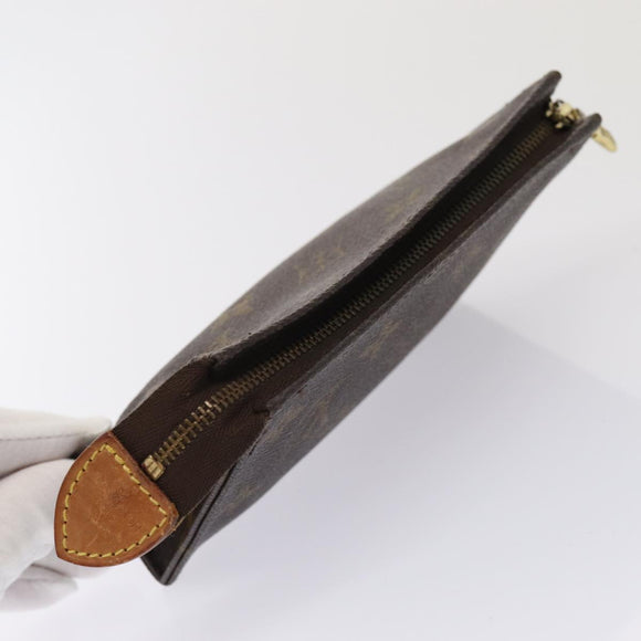 LOUIS VUITTON Monogram Poche Toilette 15 Pouch M47546 LV Auth 84988