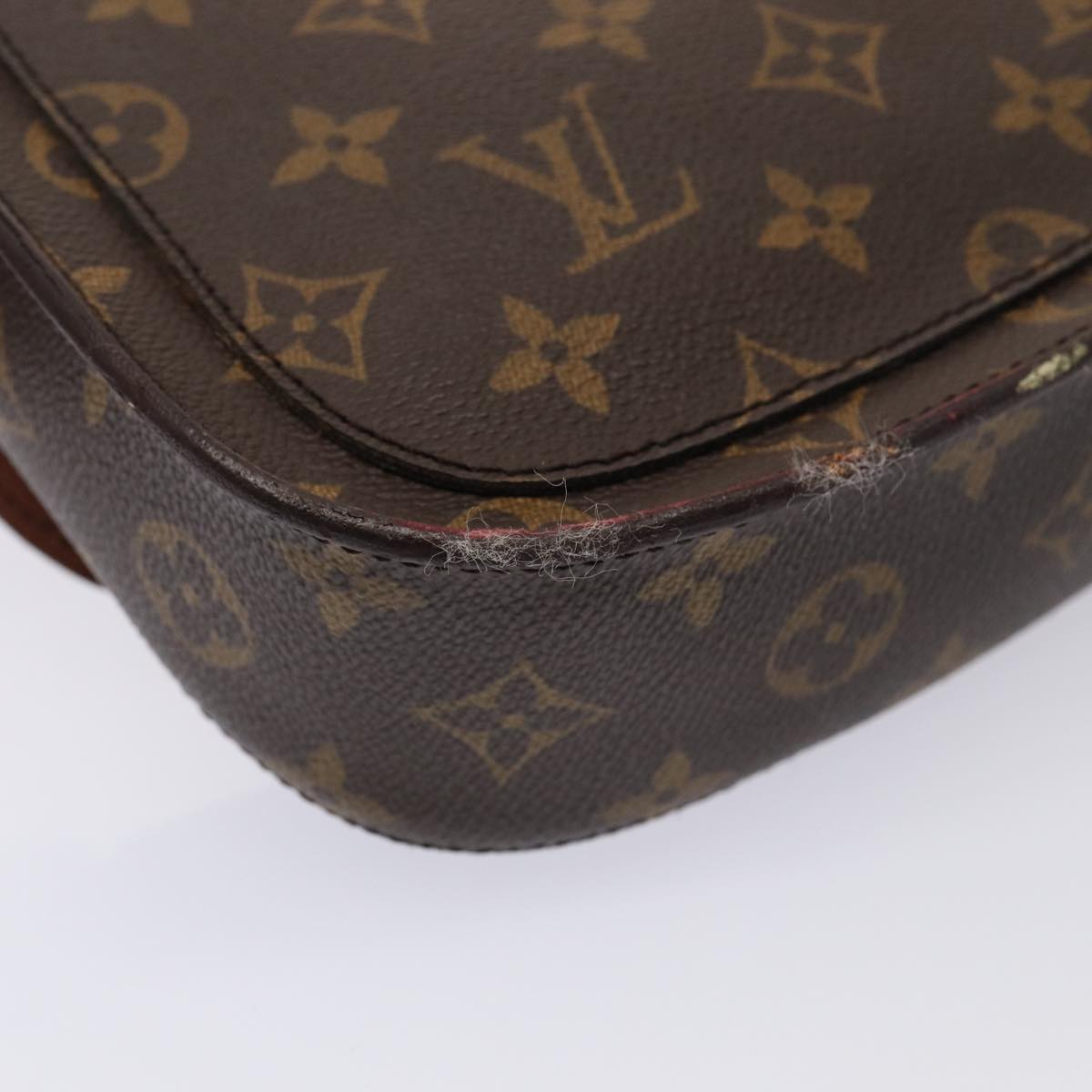 LOUIS VUITTON Monogram Saint Cloud MM Shoulder Bag M51243 LV Auth 84995