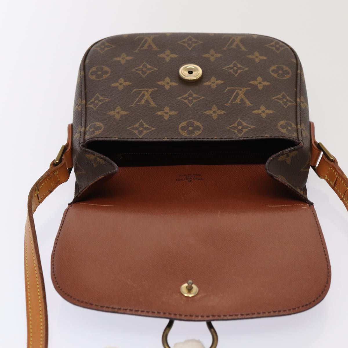 LOUIS VUITTON Monogram Saint Cloud MM Shoulder Bag M51243 LV Auth 84995