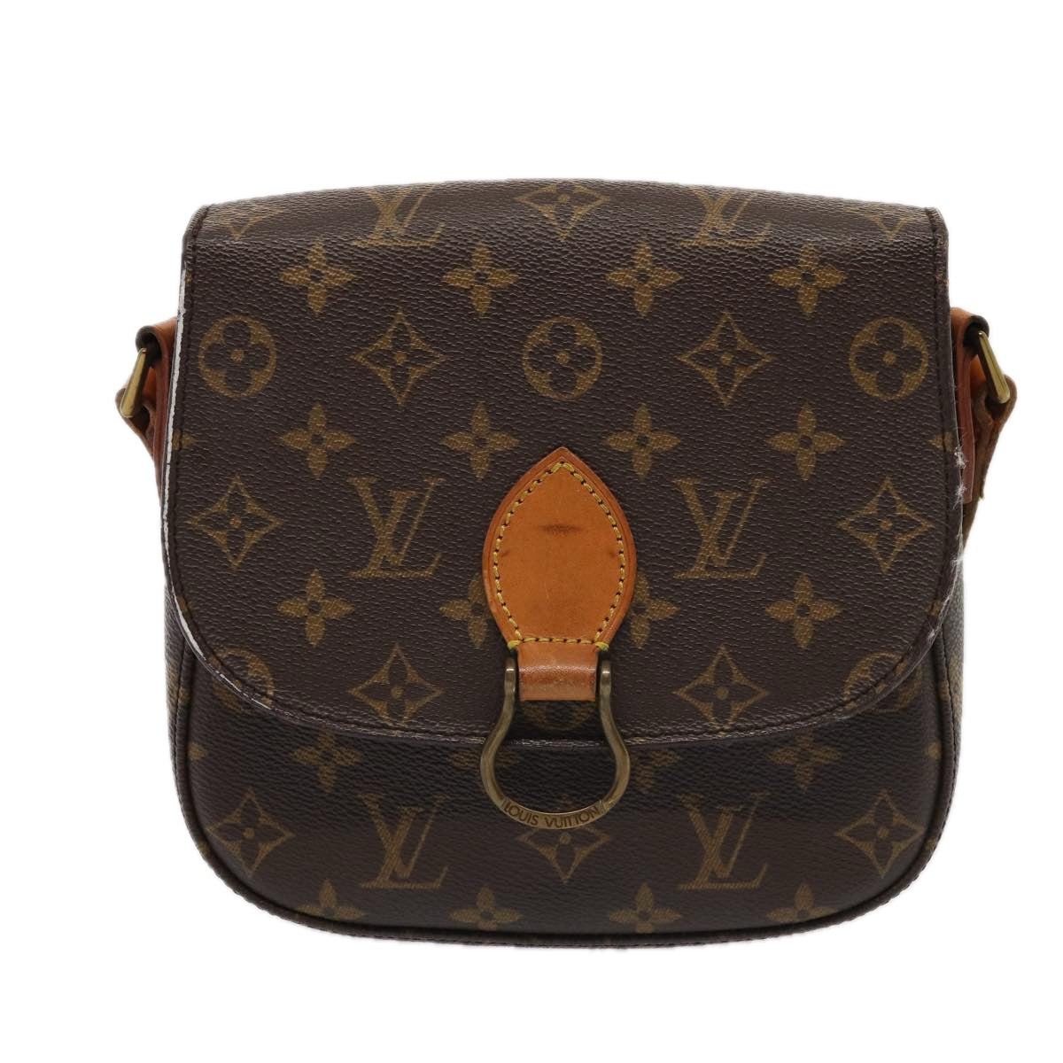 LOUIS VUITTON Monogram Saint Cloud MM Shoulder Bag M51243 LV Auth 84995