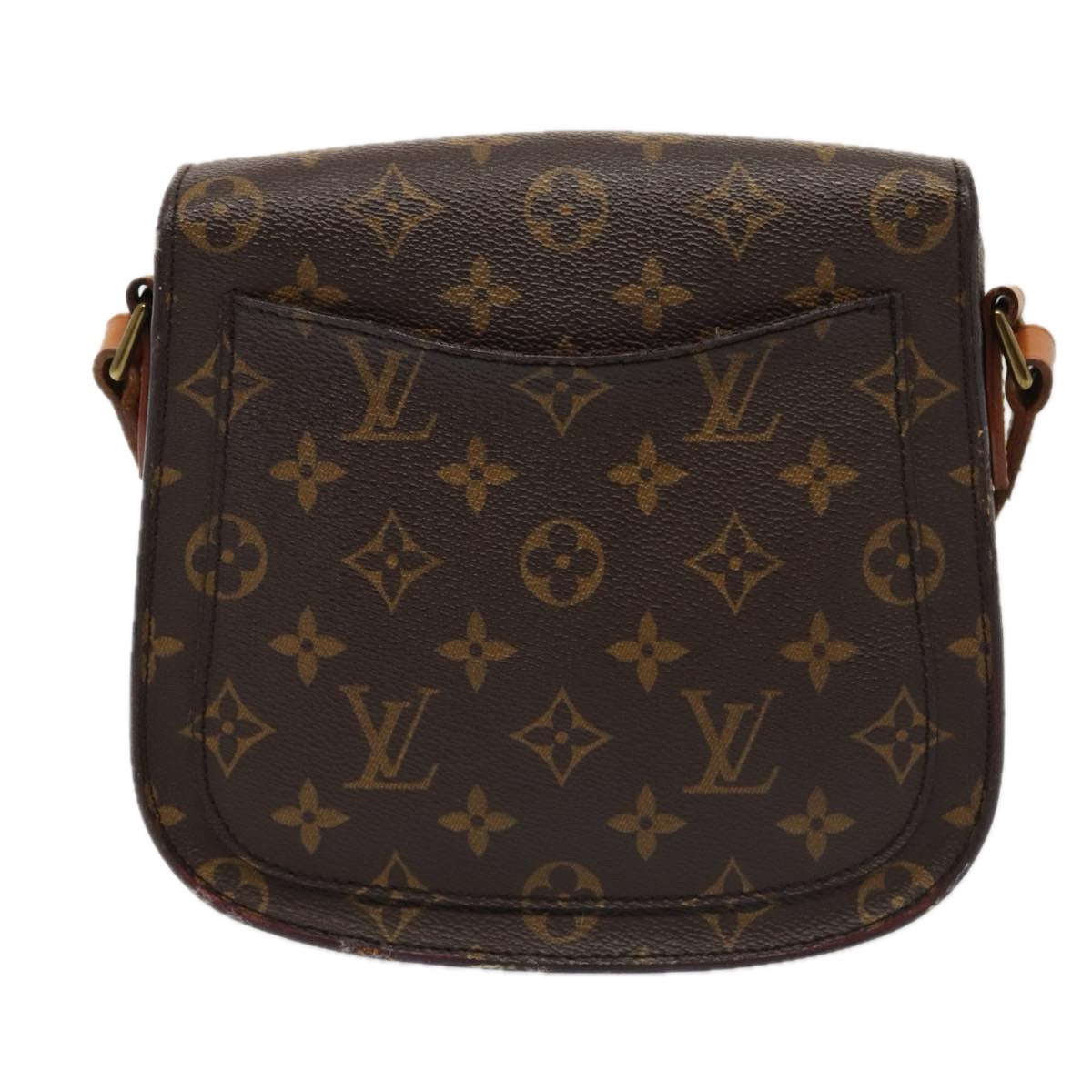 LOUIS VUITTON Monogram Saint Cloud MM Shoulder Bag M51243 LV Auth 84995