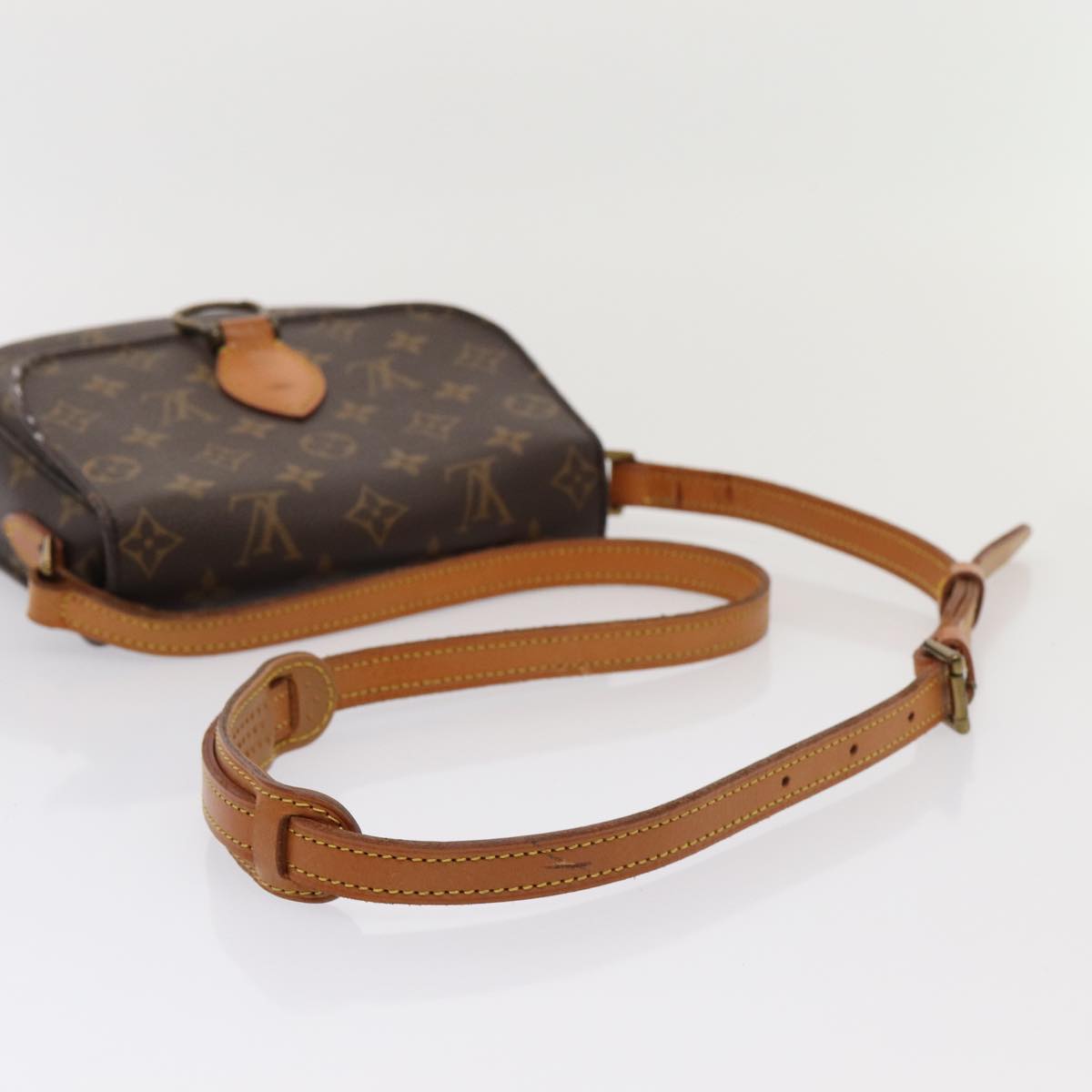 LOUIS VUITTON Monogram Saint Cloud MM Shoulder Bag M51243 LV Auth 84995