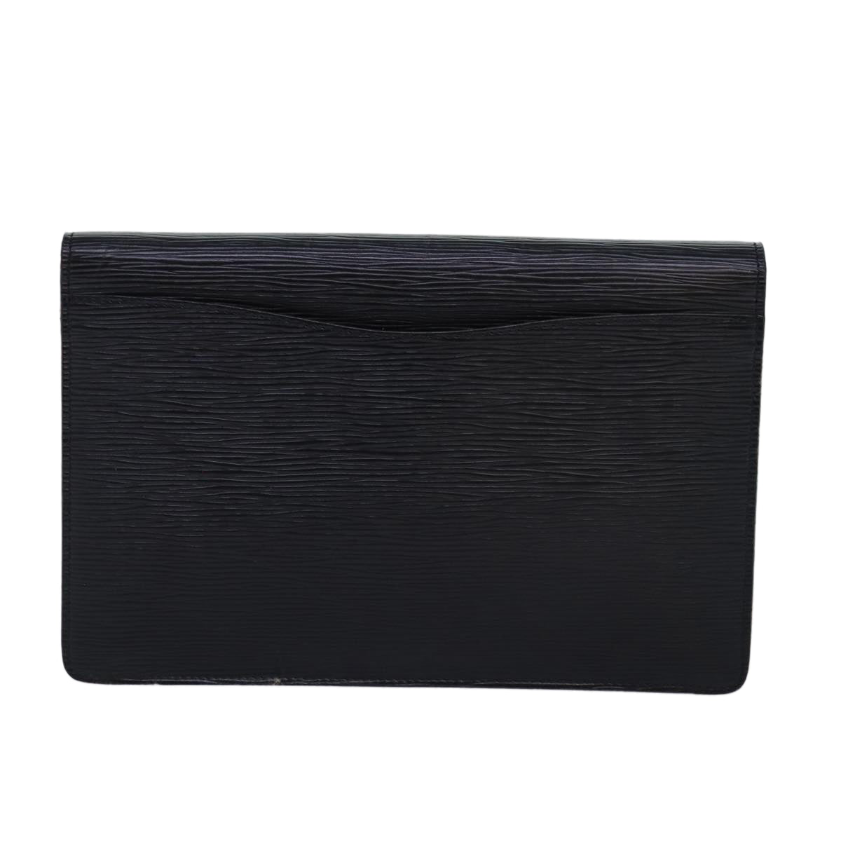 LOUIS VUITTON Epi Montaigne 27 Clutch Bag Black M52652 LV Auth 84997 - 0