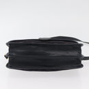 CELINE Macadam Canvas Shoulder Bag Black Auth 85006-17