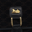 CELINE Macadam Canvas Shoulder Bag Black Auth 85006-11