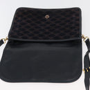 CELINE Macadam Canvas Shoulder Bag Black Auth 85006-12