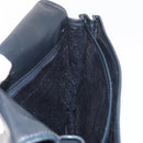 CELINE Macadam Canvas Shoulder Bag Black Auth 85006-22