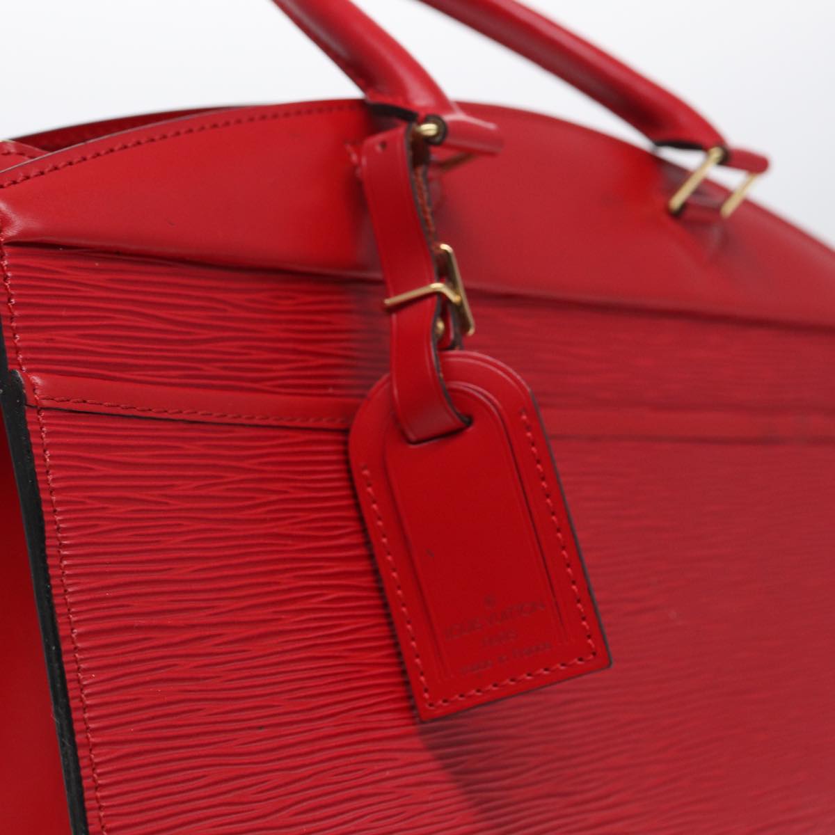 LOUIS VUITTON Epi Riviera Hand Bag Red M48187 LV Auth 85012