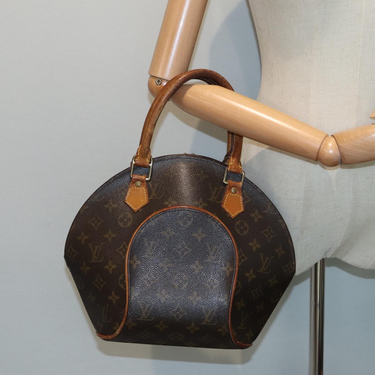 LOUIS VUITTON Monogram Ellipse PM Hand Bag M51127 LV Auth 85030