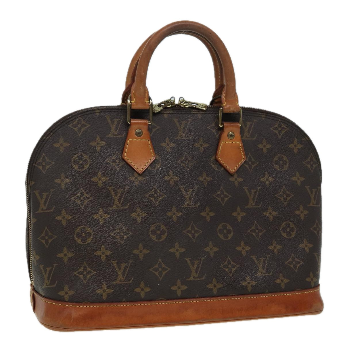 LOUIS VUITTON Monogram Alma Hand Bag M51130 LV Auth 85031