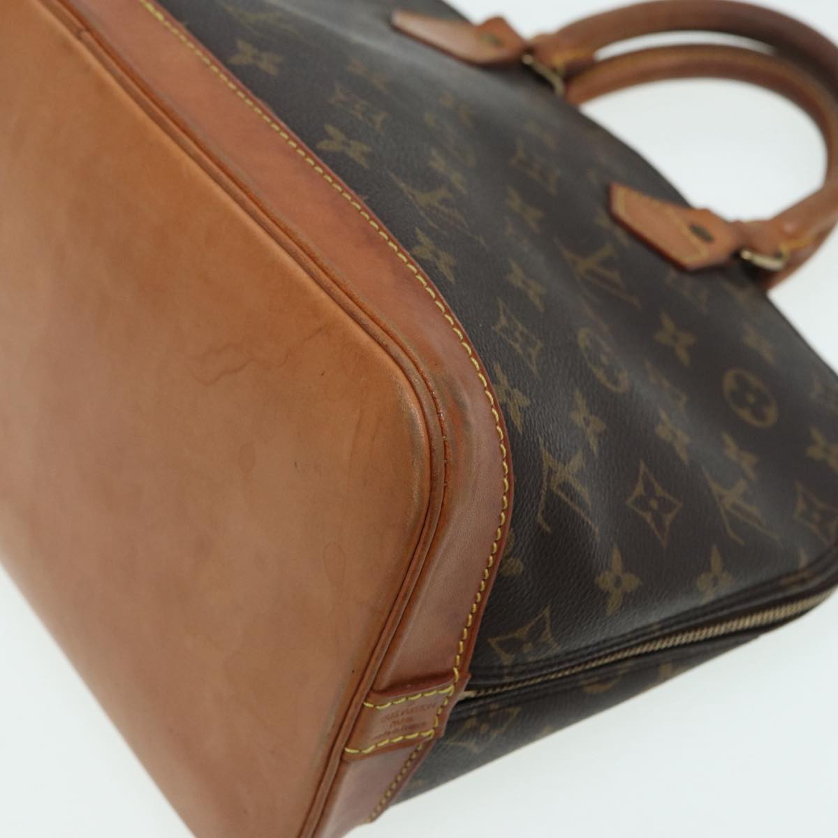 LOUIS VUITTON Monogram Alma Hand Bag M51130 LV Auth 85031