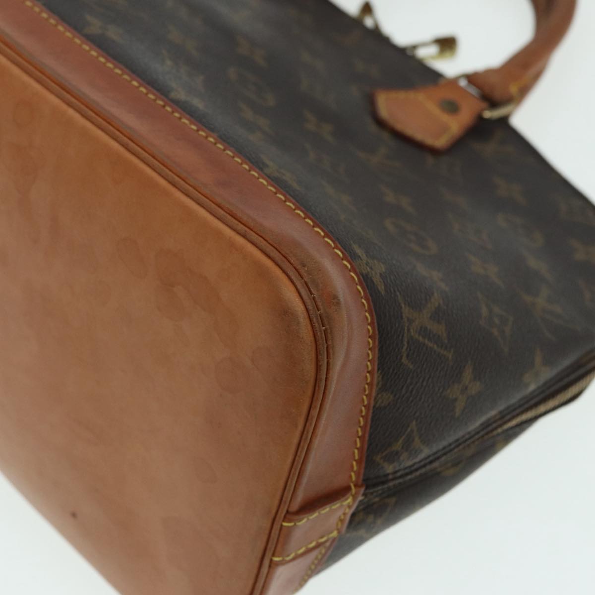 LOUIS VUITTON Monogram Alma Hand Bag M51130 LV Auth 85031