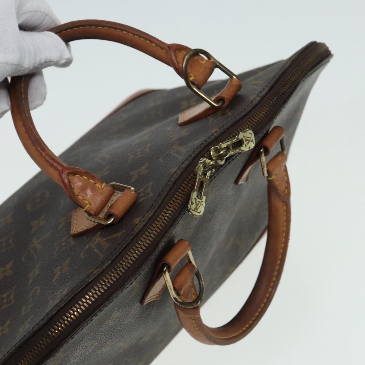 LOUIS VUITTON Monogram Alma Hand Bag M51130 LV Auth 85031