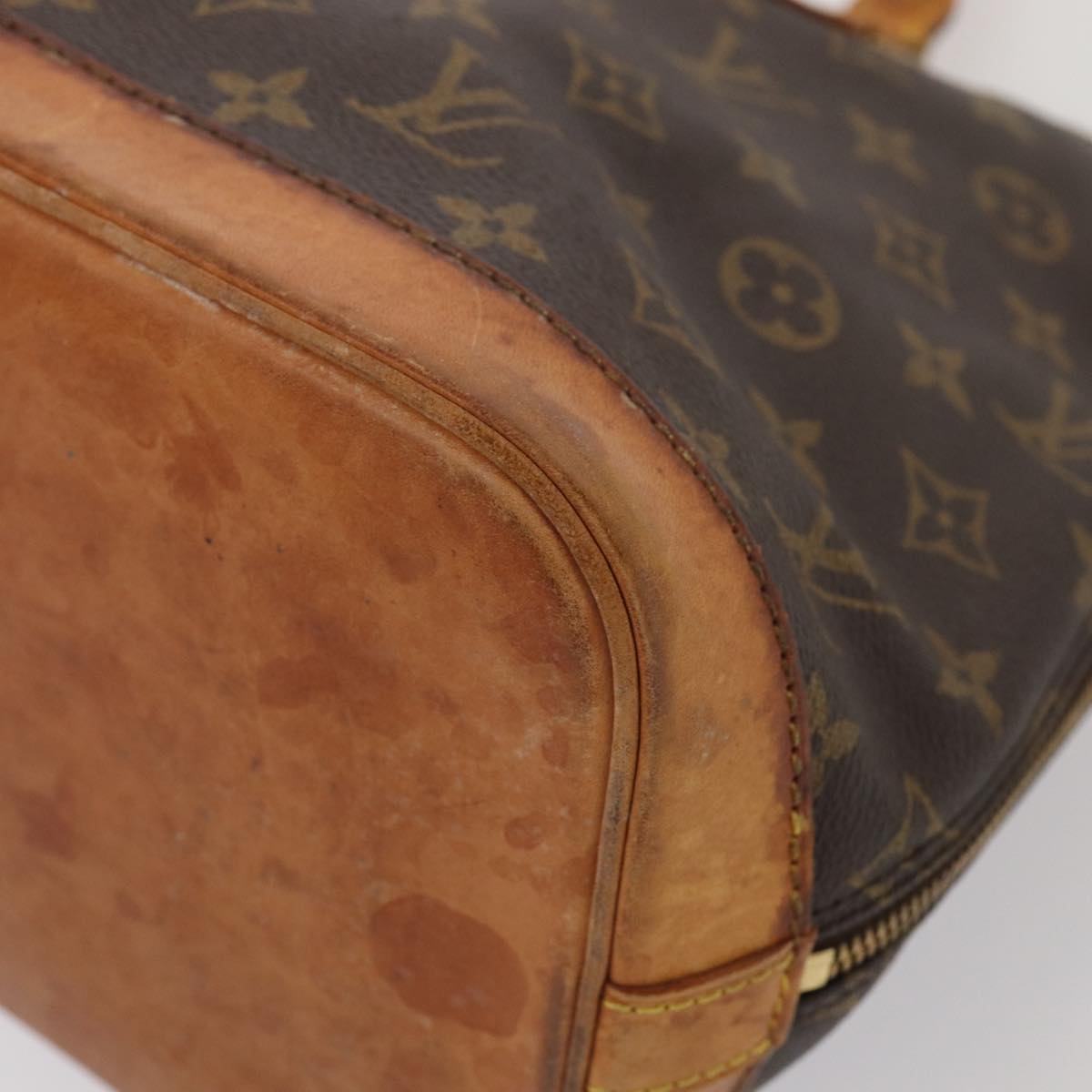 LOUIS VUITTON Monogram Alma Hand Bag M51130 LV Auth 85033