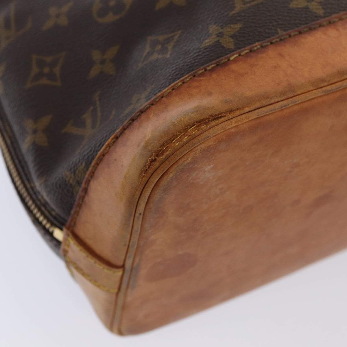 LOUIS VUITTON Monogram Alma Hand Bag M51130 LV Auth 85033