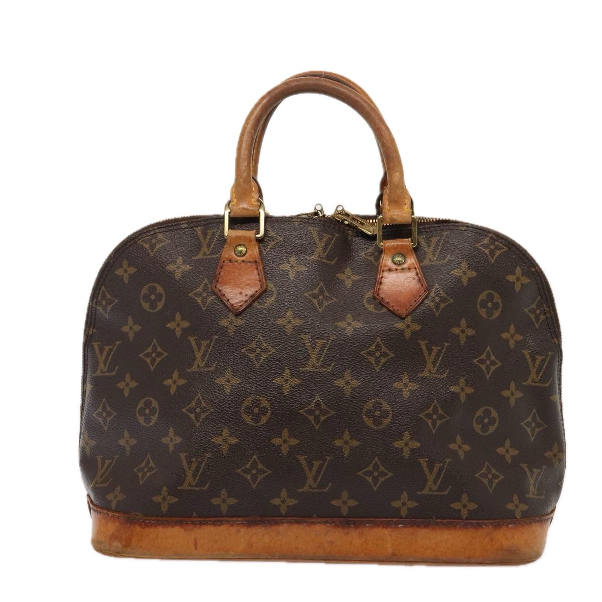 LOUIS VUITTON Monogram Alma Hand Bag M51130 LV Auth 85033