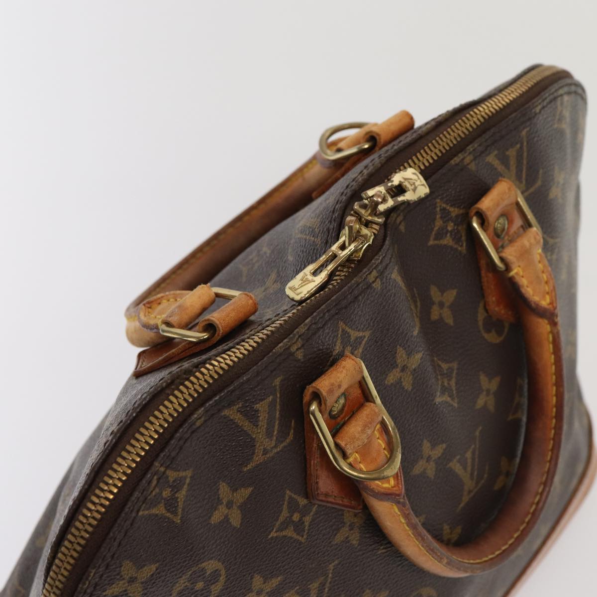 LOUIS VUITTON Monogram Alma Hand Bag M51130 LV Auth 85033