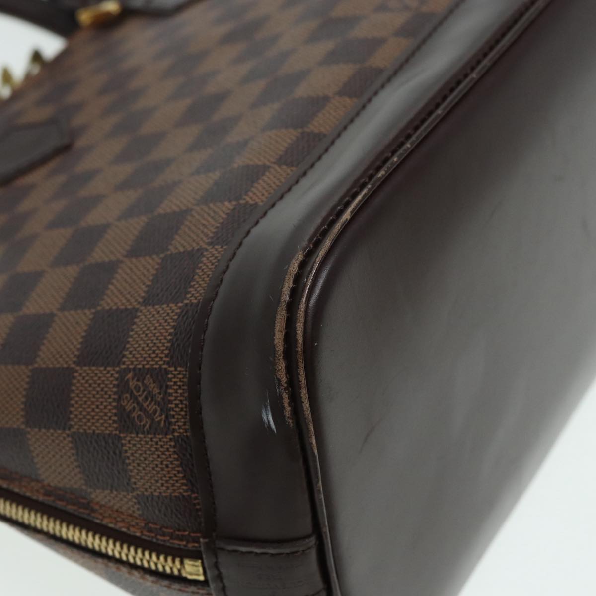 LOUIS VUITTON Damier Ebene Alma Hand Bag N51131 LV Auth 85034