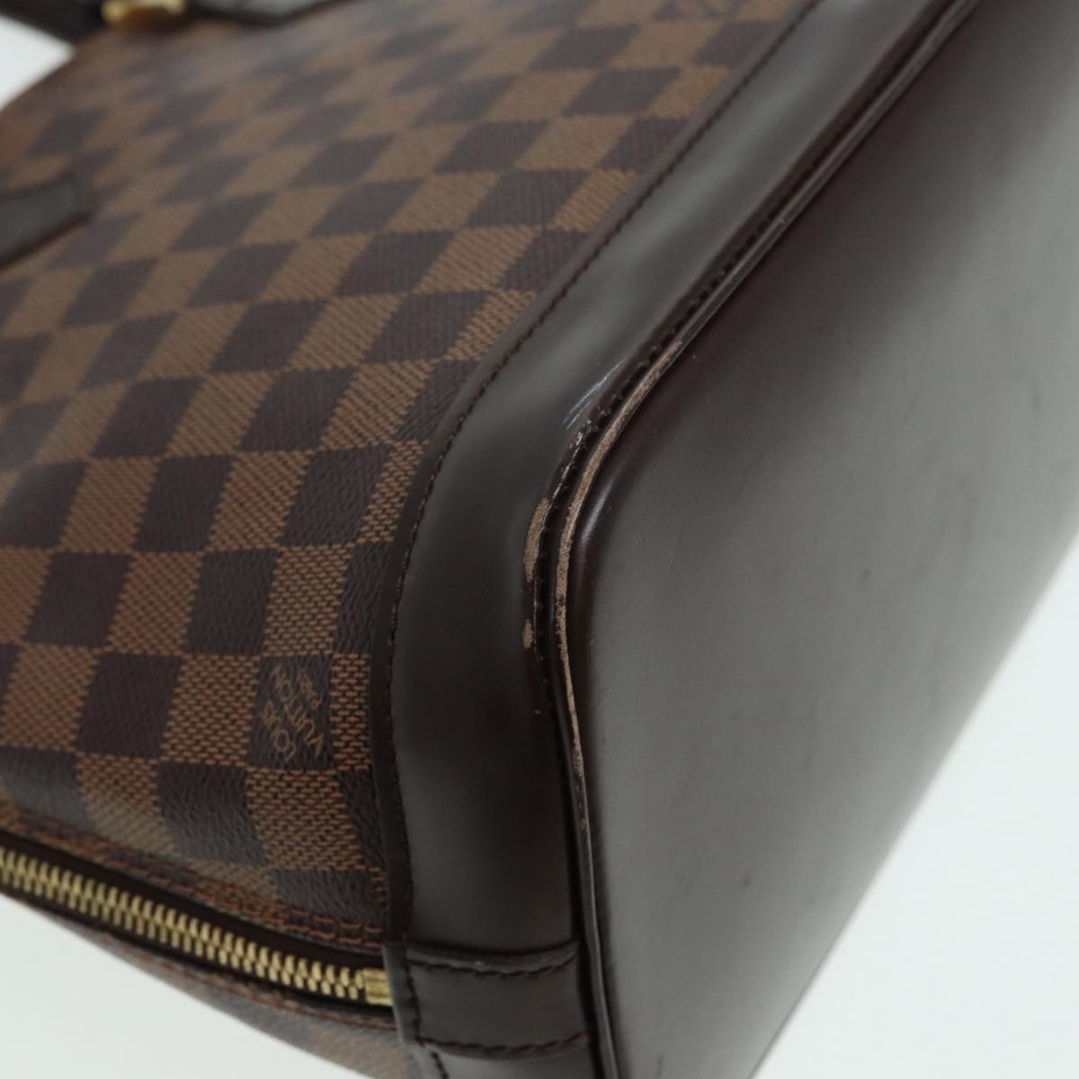 LOUIS VUITTON Damier Ebene Alma Hand Bag N51131 LV Auth 85034