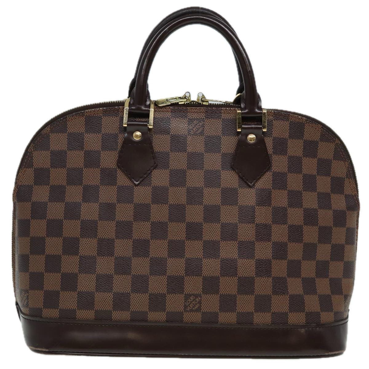 LOUIS VUITTON Damier Ebene Alma Hand Bag N51131 LV Auth 85034 - 0