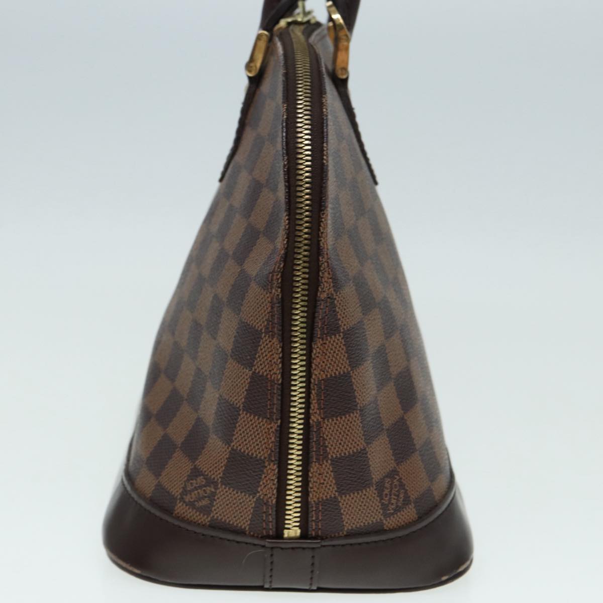 LOUIS VUITTON Damier Ebene Alma Hand Bag N51131 LV Auth 85034