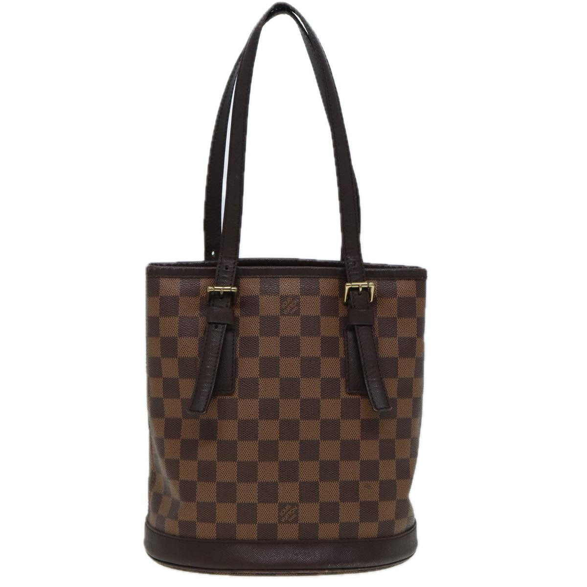 LOUIS VUITTON Damier Ebene Marais Shoulder Bag N42240 LV Auth 85035