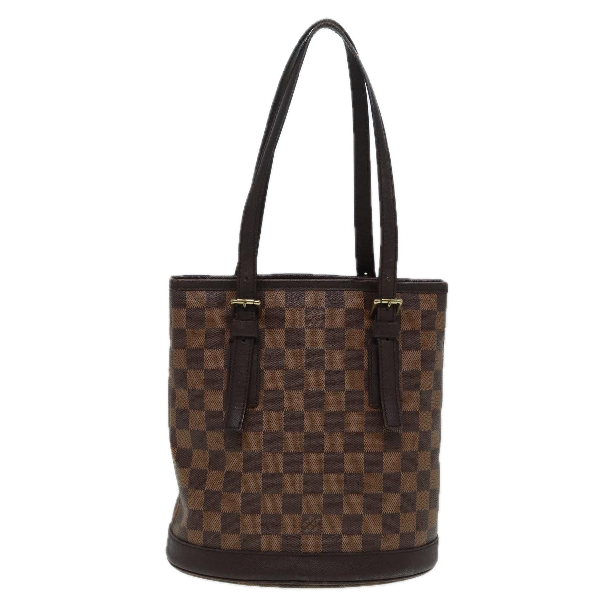 LOUIS VUITTON Damier Ebene Marais Shoulder Bag N42240 LV Auth 85035