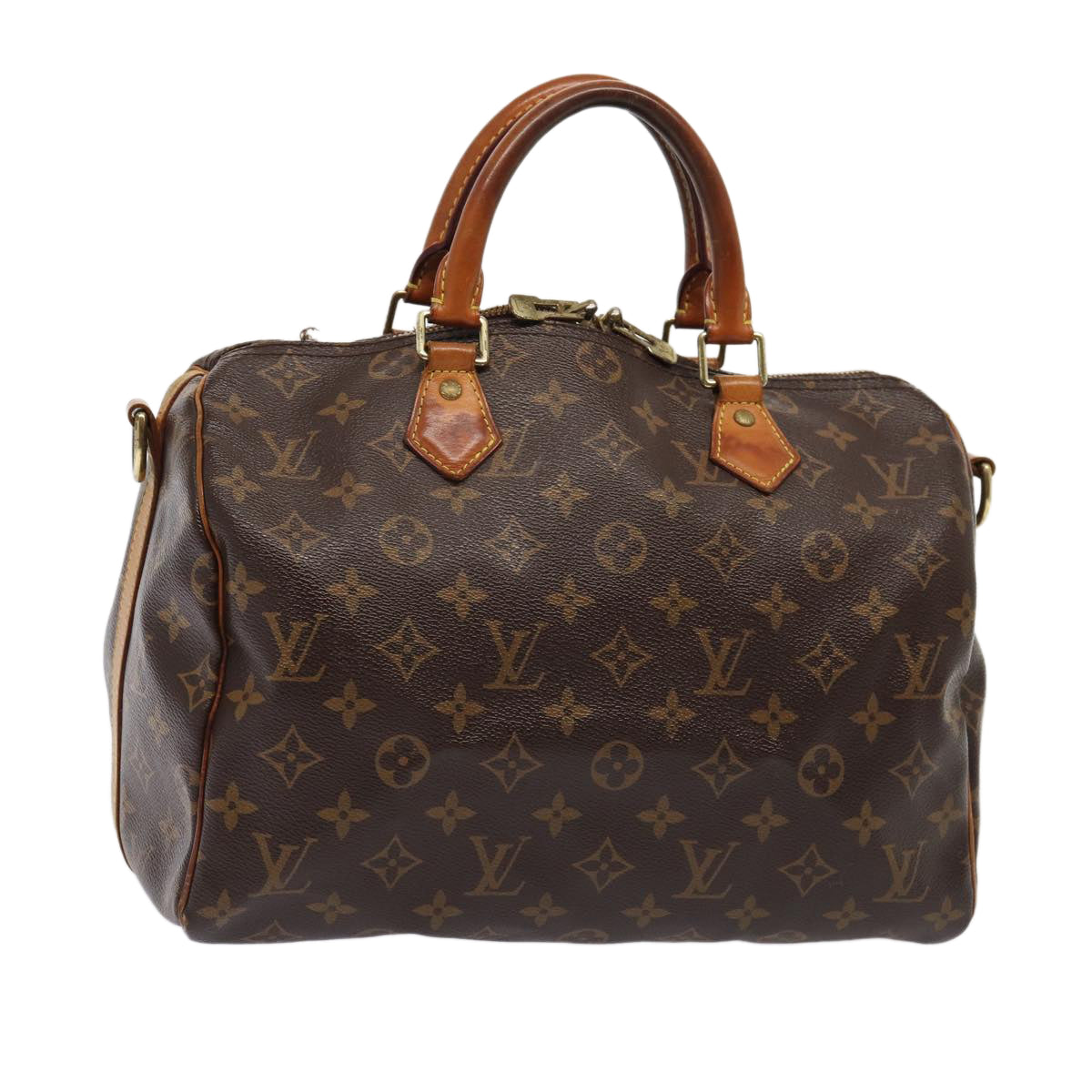 LOUIS VUITTON Monogram Speedy Bandouliere 30 Hand Bag M40391 LV Auth 85039