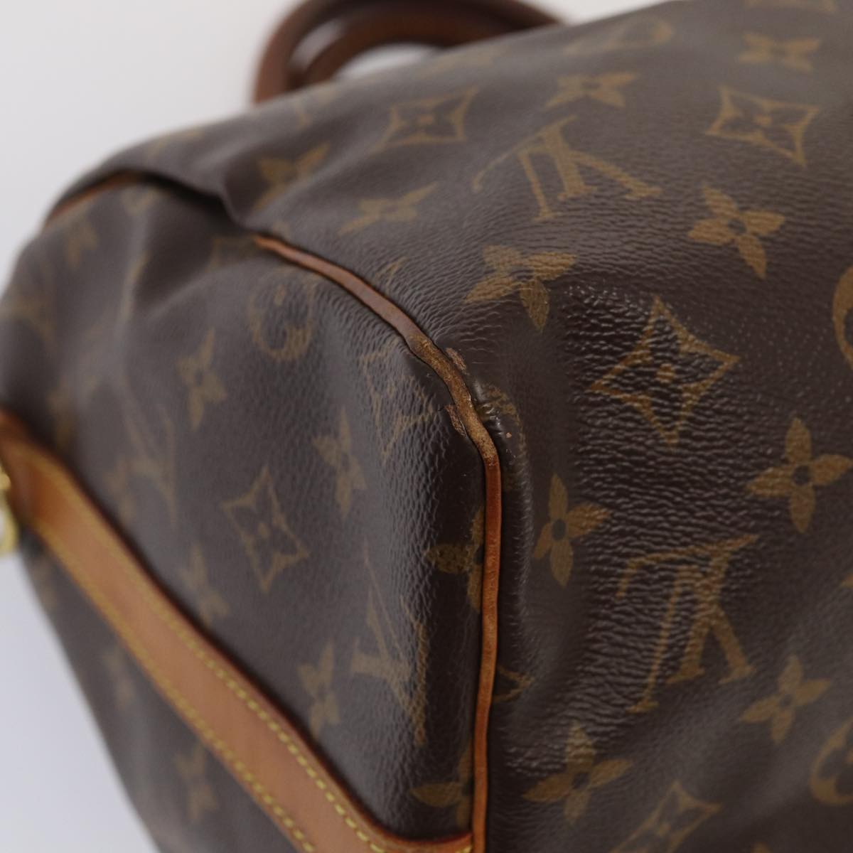 LOUIS VUITTON Monogram Speedy Bandouliere 30 Hand Bag M40391 LV Auth 85039