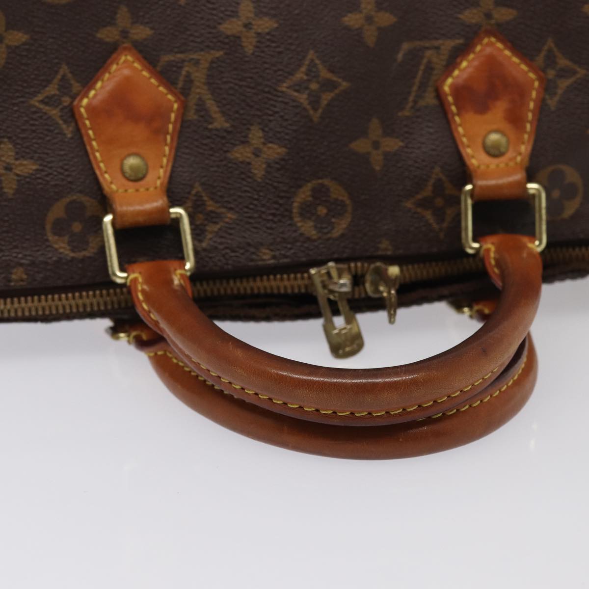 LOUIS VUITTON Monogram Speedy Bandouliere 30 Hand Bag M40391 LV Auth 85039