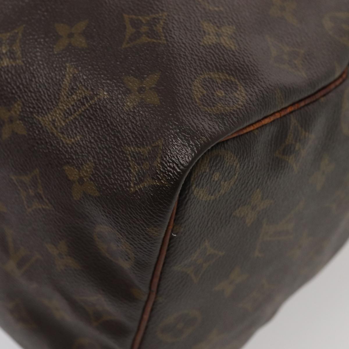 LOUIS VUITTON Monogram Speedy 35 Hand Bag M41524 LV Auth 85040