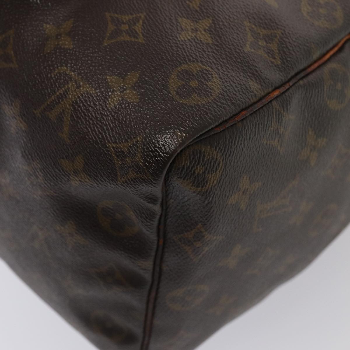 LOUIS VUITTON Monogram Speedy 35 Hand Bag M41524 LV Auth 85040