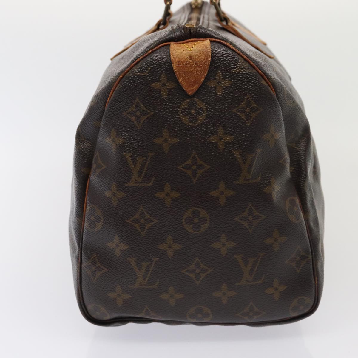 LOUIS VUITTON Monogram Speedy 35 Hand Bag M41524 LV Auth 85040