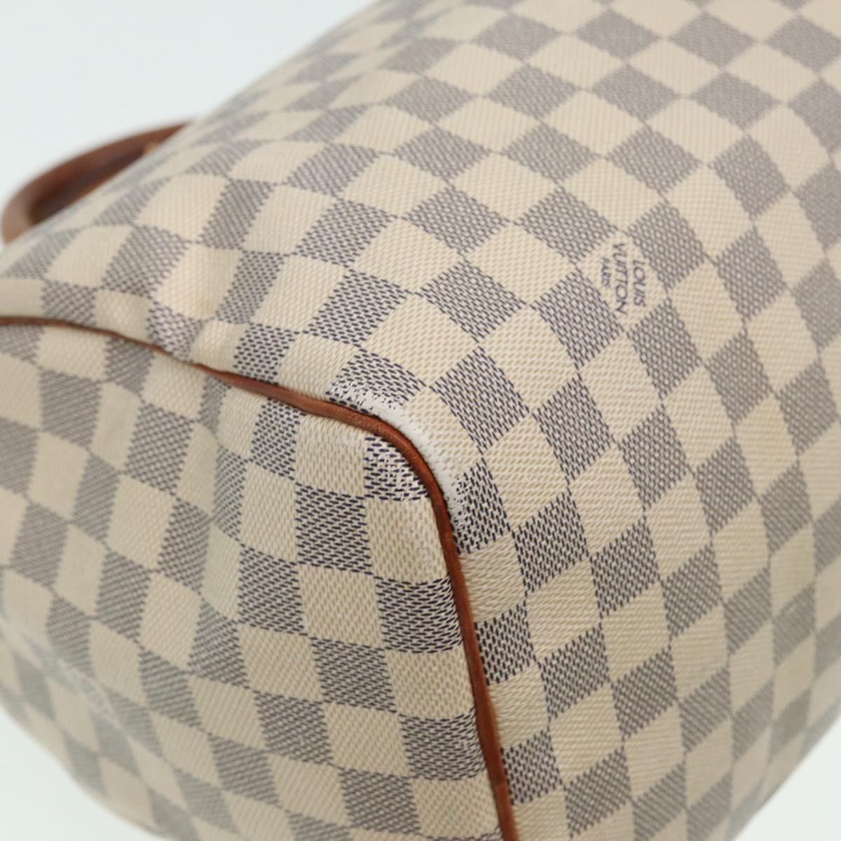 LOUIS VUITTON Damier Azur Speedy 30 Hand Bag N41533 LV Auth 85041