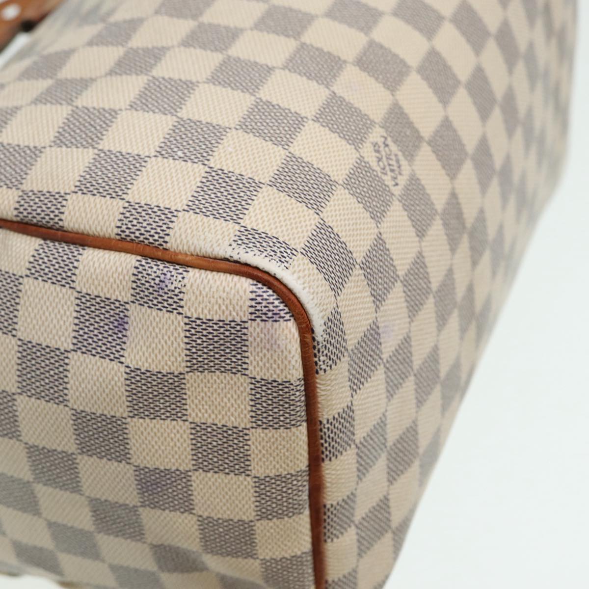 LOUIS VUITTON Damier Azur Speedy 30 Hand Bag N41533 LV Auth 85041